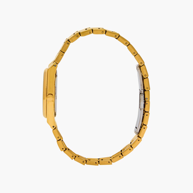 OMAX ساعة يد أنالوج ذهبية للنساء من أومكس - Image 2